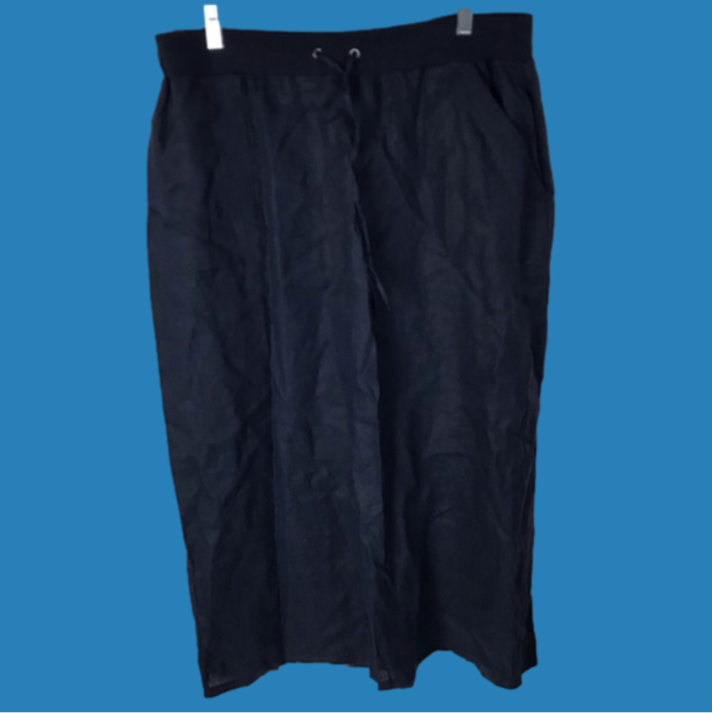 New Talbots 100% linen midi skirt women’s size 0X